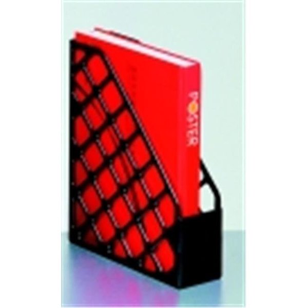 Officemate Officemate Plastic Recycled Magazine File; Black 1368943